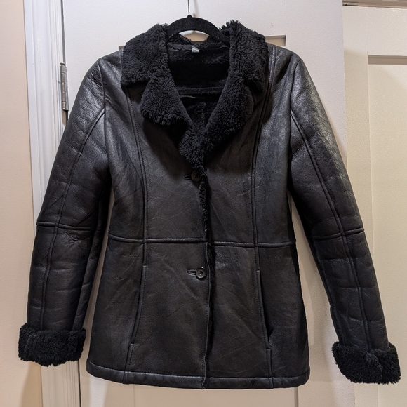 Weatherproof Genuine Shearling Jacket,S - Picture 1 of 13